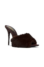 Saint Laurent Mule Sandal in T. Moro, view 2, click to view large image.