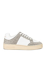 Saint Laurent SL 61 Low Sneakers in Blanc Optique, view 1, click to view large image.