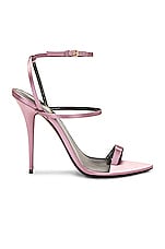 Saint Laurent Dive Sandal in Ancient Pink, view 1, click to view large image.