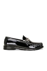 Saint Laurent Le Loafer Mocassin in Noir, view 1, click to view large image.