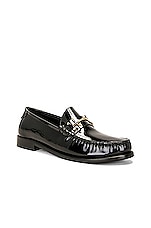 Saint Laurent Le Loafer Mocassin in Noir, view 2, click to view large image.