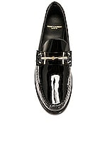Saint Laurent Le Loafer Mocassin in Noir, view 4, click to view large image.