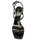 Saint Laurent Cassandra 60 Sandal in Patriot Navy, view 4, click to view large image.