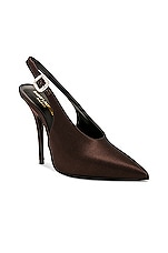 Saint Laurent Yasmeen Pump in T. Moro, view 2, click to view large image.