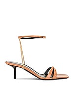 Saint Laurent Melody Sandal in Bisque, view 1, click to view large image.
