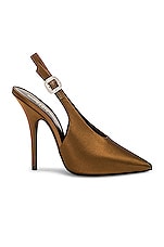 Saint Laurent Yasmeen Pump in ALPEN MOU, view 1, click to view large image.