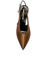Saint Laurent Yasmeen Pump in ALPEN MOU, view 4, click to view large image.