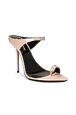 Saint Laurent Dive Sandal in Genuine Nude, view 2, click to view large image.