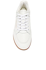 Saint Laurent SL61 Sneaker in Blanc Optique, view 4, click to view large image.