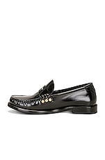 Saint Laurent Le Loafer 15 in Nero, view 5, click to view large image.