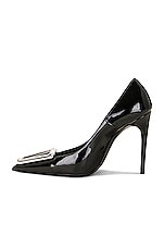 Saint Laurent Avenue Pump in Nero, view 5, click to view large image.