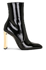 Saint Laurent Auteuil Bootie in Nero, view 1, click to view large image.