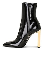 Saint Laurent Auteuil Bootie in Nero, view 5, click to view large image.