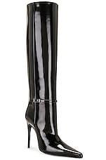 Saint Laurent Vendome Boot in Nero, view 2, click to view large image.