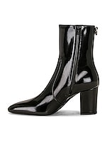 Saint Laurent Betty Bootie in Nero, view 5, click to view large image.