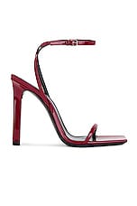 Saint Laurent Pam Sandal in Opyum Red, view 1, click to view large image.