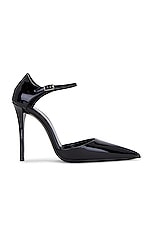 Saint Laurent Avenue Pump in Nero, view 1, click to view large image.