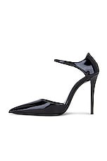Saint Laurent Avenue Pump in Nero, view 5, click to view large image.