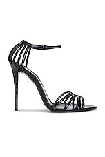 Saint Laurent Milena Sandal in Nero, view 1, click to view large image.