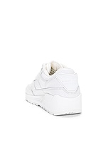 Saint Laurent New Sneaker in Blanc Optique, view 3, click to view large image.