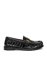 Saint Laurent Le 15 Loafer in Nero, view 1, click to view large image.
