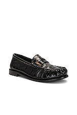 Saint Laurent Le 15 Loafer in Nero, view 2, click to view large image.