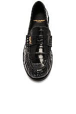 Saint Laurent Le 15 Loafer in Nero, view 4, click to view large image.