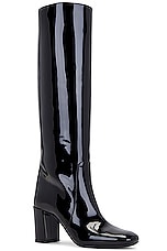 Saint Laurent Who Boot in Nero, view 2, click to view large image.