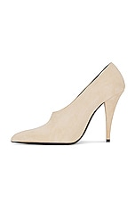 Saint Laurent Nico Pump in Cream, view 5, click to view large image.