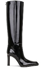 Saint Laurent Nina Boot in Nero, view 1, click to view large image.