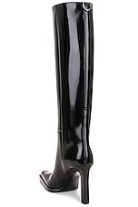 Saint Laurent Nina Boot in Nero, view 3, click to view large image.