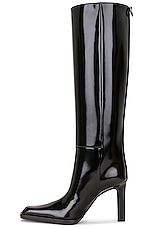 Saint Laurent Nina Boot in Nero, view 5, click to view large image.