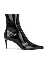 Saint Laurent Vendome Buckle Bootie in Nero, view 1, click to view large image.