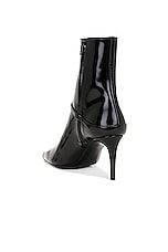 Saint Laurent Vendome Buckle Bootie in Nero, view 3, click to view large image.