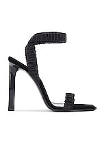 Saint Laurent Pam Sandal in Nero, view 1, click to view large image.