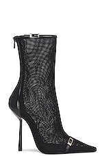Saint Laurent Oxalis Bootie in Nero, view 1, click to view large image.