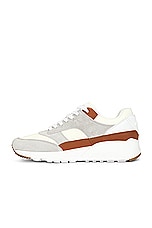 Saint Laurent Bump Low Top Sneaker in Gris, Cuoio, Off White, & Blanc, view 5, click to view large image.