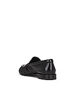 Saint Laurent Le Loafer Mocassin in Noir, view 3, click to view large image.