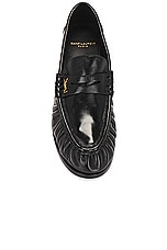 Saint Laurent Le Loafer Mocassin in Noir, view 4, click to view large image.