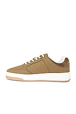Saint Laurent SL61 Low Top Sneaker in Cactus & Military Green, view 5, click to view large image.