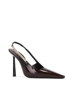 Saint Laurent Blake Slingback Pump in Marron Glace, view 2, click to view large image.