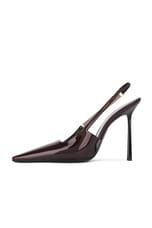 Saint Laurent Blake Slingback Pump in Marron Glace, view 5, click to view large image.