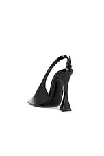 Saint Laurent Dune Slingback Pump in Nero, view 3, click to view large image.