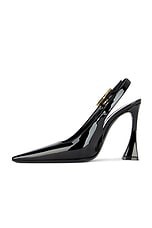Saint Laurent Dune Slingback Pump in Nero, view 5, click to view large image.