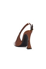 Saint Laurent Dune Slingback Pump in Wood, view 3, click to view large image.