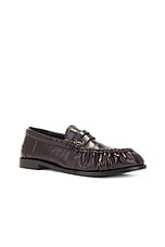 Saint Laurent Le Loafer Mocassin in Burnt Brown, view 2, click to view large image.