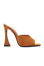 Saint Laurent Hall Mule Sandal in Autumn Brown, view 1, click to view large image.