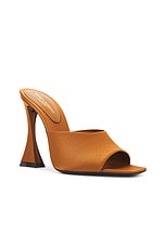 Saint Laurent Hall Mule Sandal in Autumn Brown, view 2, click to view large image.