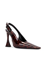 Saint Laurent Dune Slingback Pump in Manto Naturale, view 2, click to view large image.