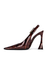 Saint Laurent Dune Slingback Pump in Manto Naturale, view 5, click to view large image.